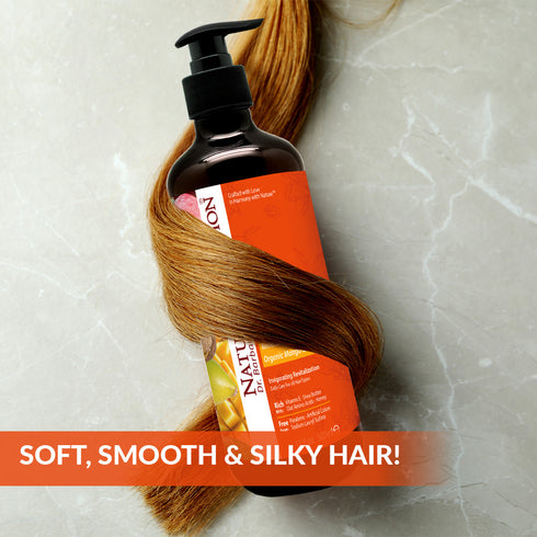 Hair Shampoo Mango and Argan Oil - 16.9 fl oz | NATURAL SOLUTION